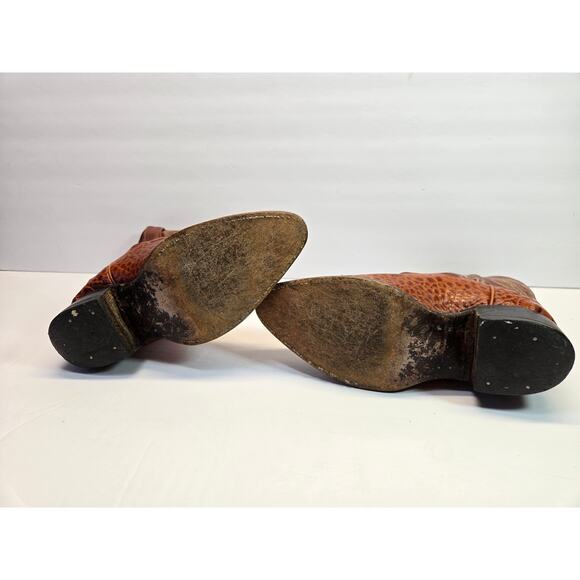 Sebastians Boots Cowboy Boots Kids 9.5 | Mex 18.5 Crocodile Western - Picture 6 of 7